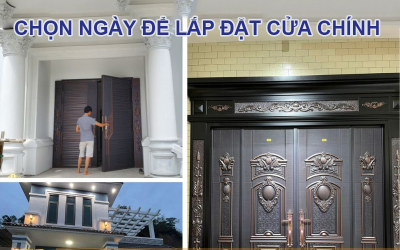 Cách chọn ngày, giờ đẹp lắp đặt cửa chính để hút tài lộc cho gia chủ