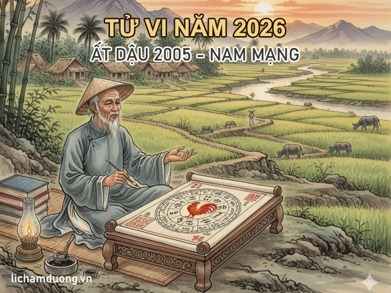 Tử vi năm Bính Ngọ 2026 tuổi Ất Dậu 2005, nam mạng