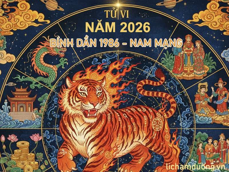 Tử vi năm Bính Ngọ 2026 tuổi Bính Dần 1986, nam mạng