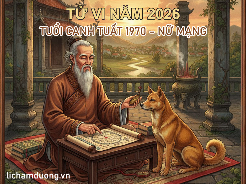 Tử vi năm Bính Ngọ 2026 tuổi Canh Tuất 1970, nữ mạng