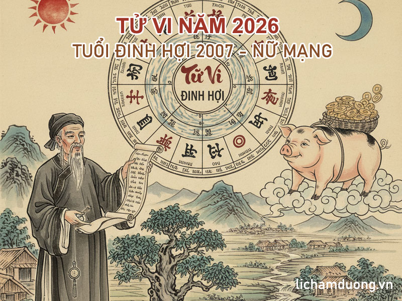 Tử vi năm Bính Ngọ 2026 tuổi Đinh Hợi 2007, nữ mạng