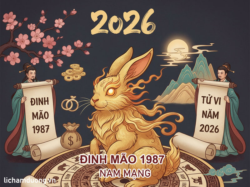 Tử vi năm Bính Ngọ 2026 tuổi Đinh Mão 1987, nam mạng