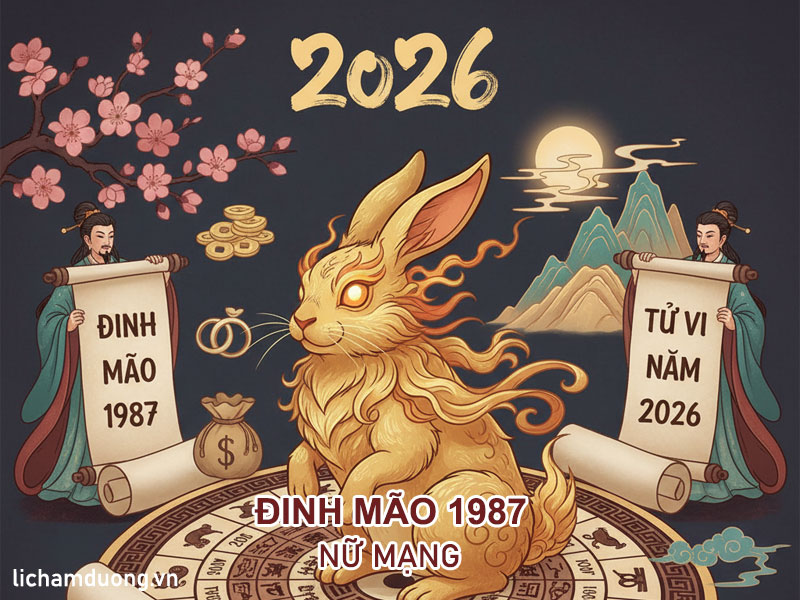 Tử vi năm Bính Ngọ 2026 tuổi Đinh Mão 1987, nữ mạng