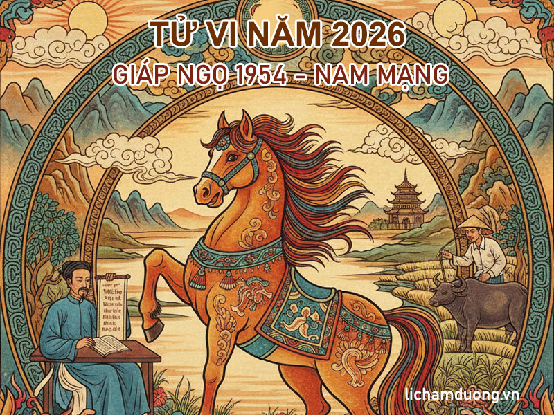 Tử vi năm Bính Ngọ 2026 tuổi Giáp Ngọ 1954, nam mạng