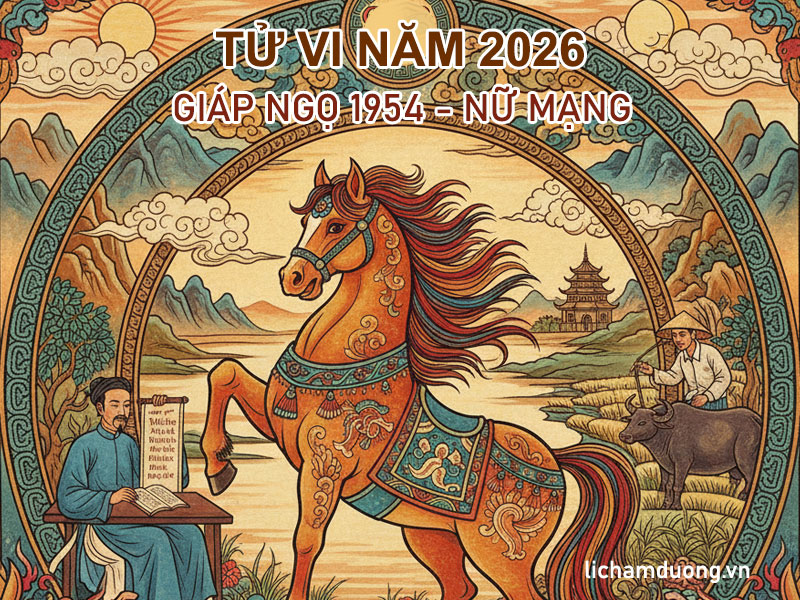 Tử vi năm Bính Ngọ 2026 tuổi Giáp Ngọ 1954, nữ mạng