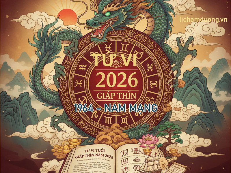 Tử vi năm Bính Ngọ 2026 tuổi Giáp Thìn 1964, nam mạng