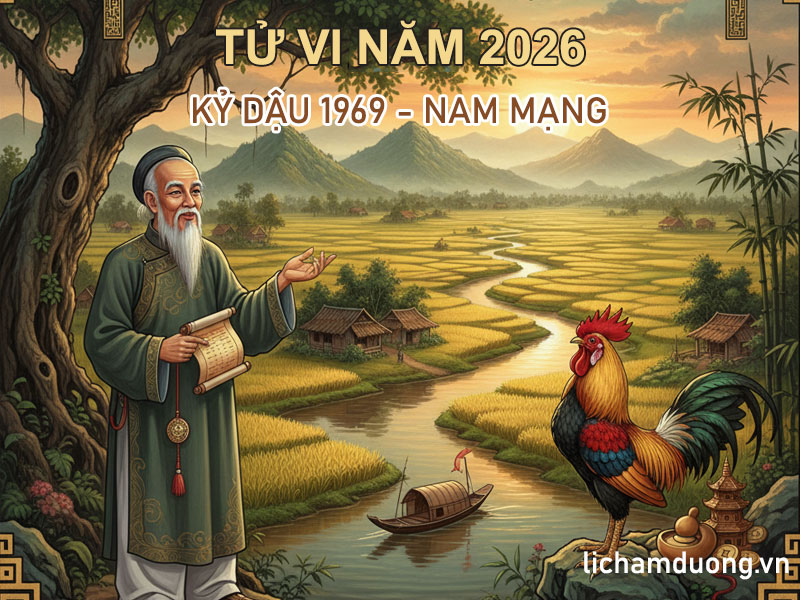 Tử vi năm Bính Ngọ 2026 tuổi Kỷ Dậu 1969, nam mạng