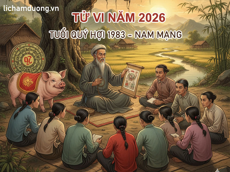 Tử vi năm Bính Ngọ 2026 tuổi Quý Hợi 1983, nam mạng
