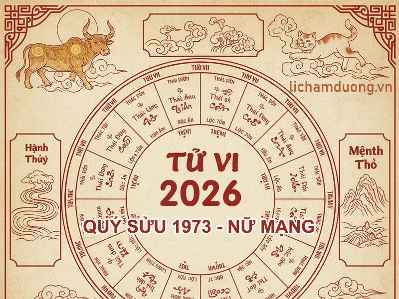 Tử vi năm Bính Ngọ 2026 tuổi Quý Sửu 1973, nữ mạng